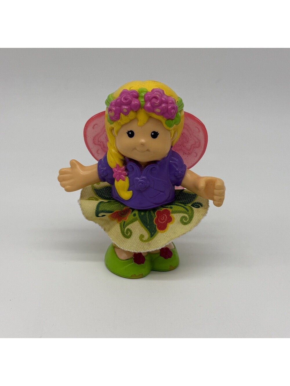 Fisher Price Little People Bendable Fairy Sarah Lynn Elf Girl Treehouse Wings